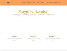 Tablet Screenshot of prayerforlondon.com